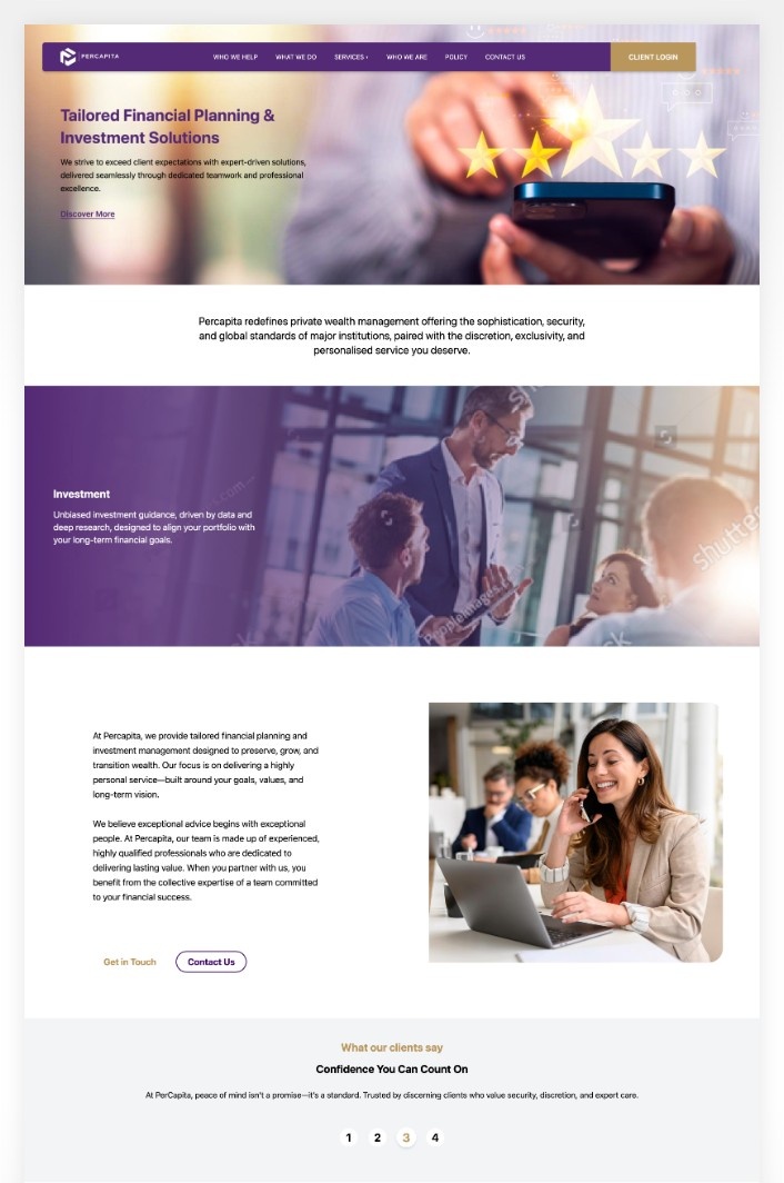 website development portfolio